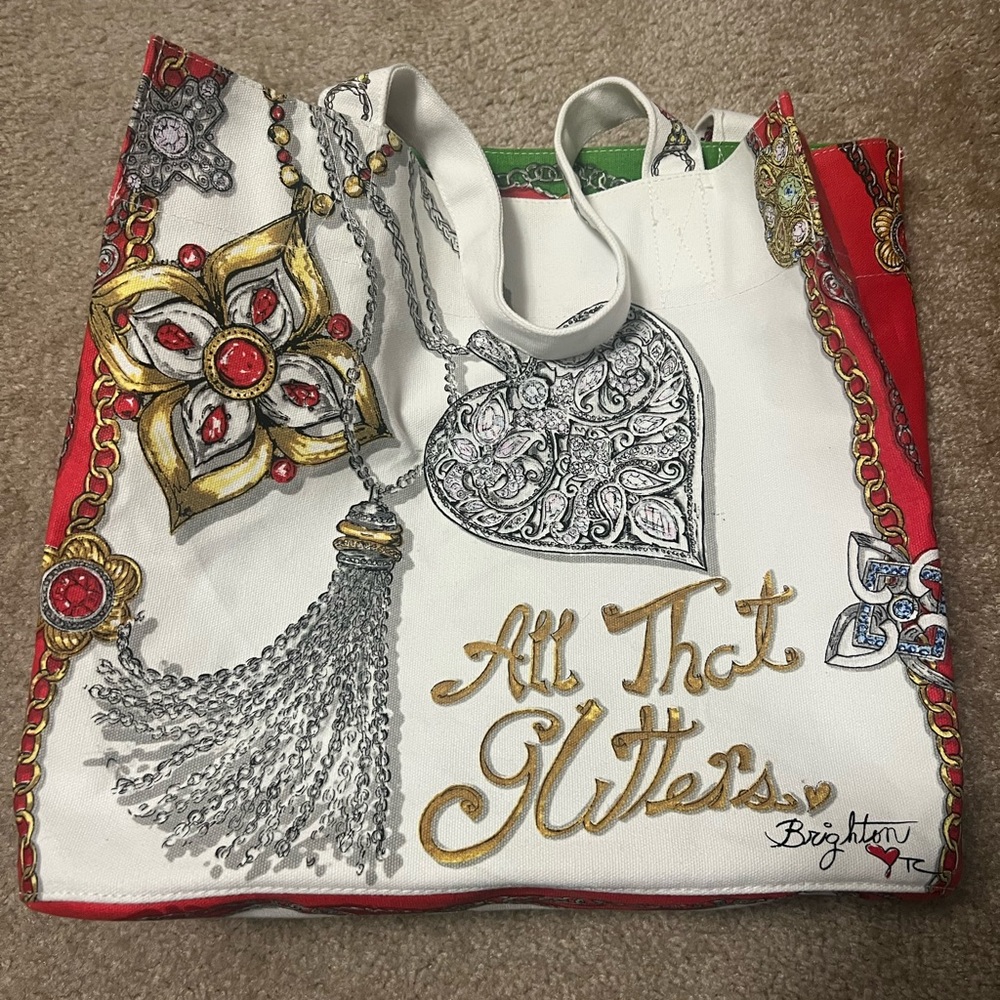 Brighton large canvas tote. Never used. No stains or wearing